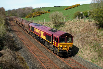 Картинка техника поезда состав локомотив рельсы дорога железная