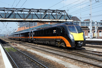 Картинка техника поезда состав локомотив рельсы дорога железная