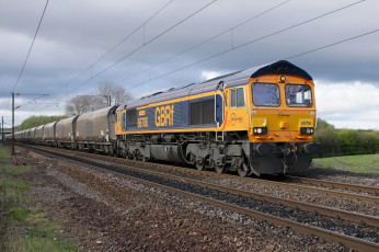 Картинка техника поезда состав локомотив рельсы железная дорога