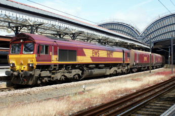 Картинка техника поезда состав локомотив рельсы железная дорога