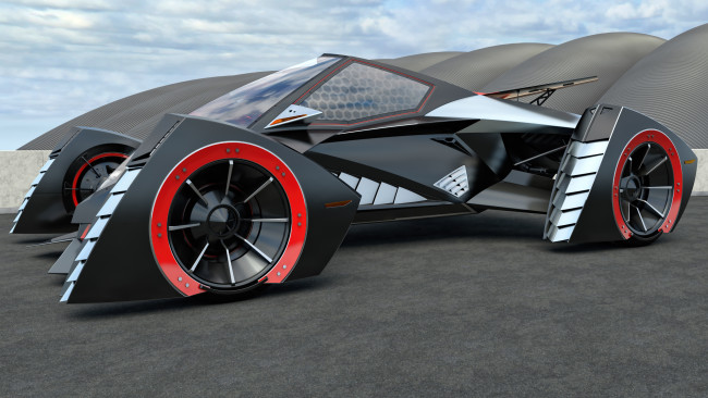 Обои картинки фото автомобили, 3д, автомобиль, фон