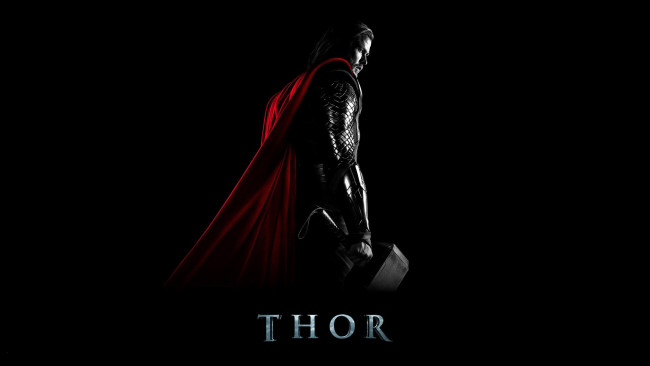 Обои картинки фото thor,  the dark world, кино фильмы, взгляд, мужчина, плащ, фон