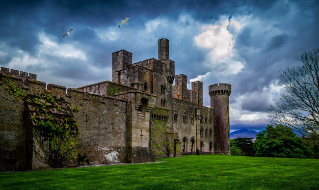 Обои картинки фото penryhn castle, города, замки англии, замок
