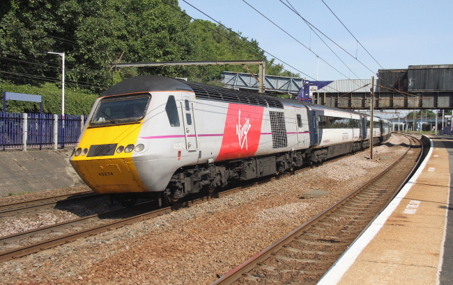 Обои картинки фото техника, поезда, состав, локомотив, рельсы, дорога, железная