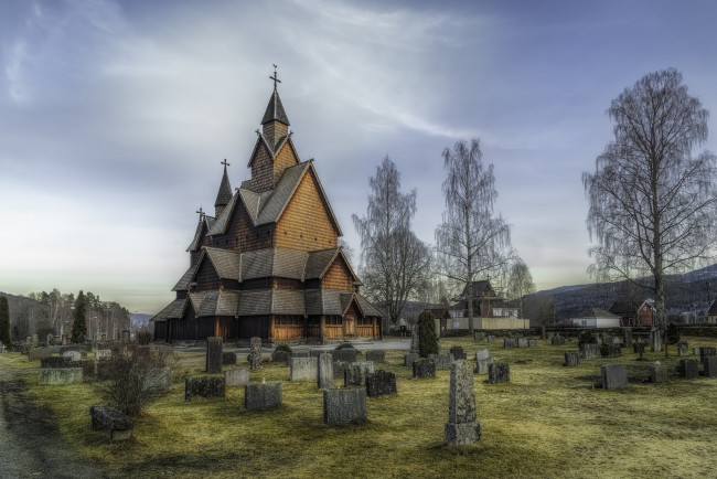 Обои картинки фото heddal stave church, города, - православные церкви,  монастыри, зодчество, церковь