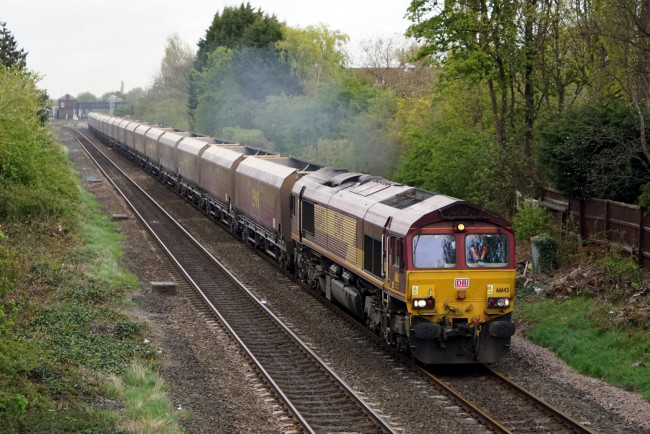 Обои картинки фото техника, поезда, состав, локомотив, рельсы, дорога, железная