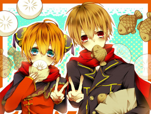 Картинка аниме gintama гинтама