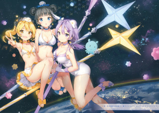обоя аниме, houkago no pleiades, houkago, no, pleiades
