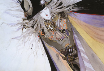 Картинка аниме di amano yoshitaka пояс ди охотник на вампиров vampire hunter d рисунок шляпа art плащ волосы