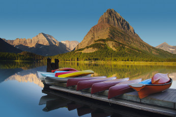 Картинка корабли лодки +шлюпки река лес