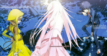 Картинка аниме toaru+majutsu+no+index парень девушки