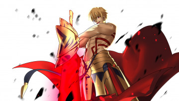 Картинка аниме fate stay+night гильгамеш