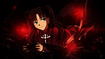 Картинка аниме fate stay+night рин