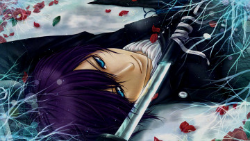 Картинка аниме hakuoki парень