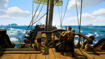Картинка sea+of+thieves видео+игры море корабль