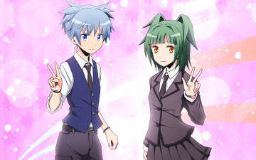 Картинка аниме ansatsu+kyoushitsu персонажи