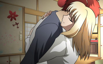 Картинка аниме fate stay+night сейбер широ