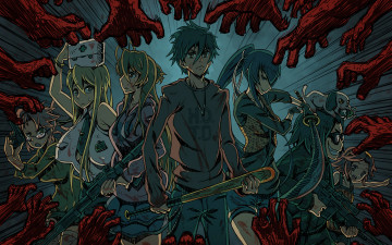 Картинка аниме highschool+of+the+dead школа мертвецов highschool of the dead