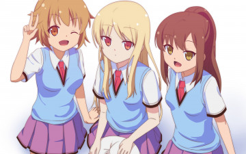 Картинка аниме unknown +другое фон взгляд девушки