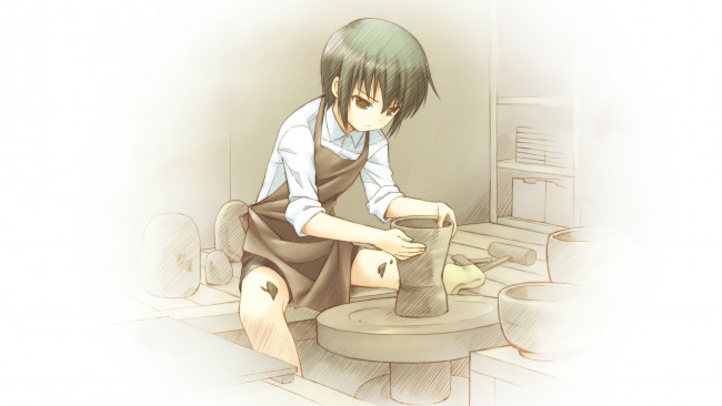 Обои картинки фото аниме, angel beats, персонаж