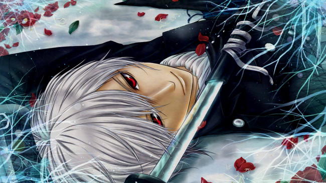 Обои картинки фото аниме, hakuoki, парень