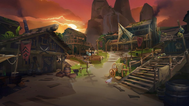 Обои картинки фото sea of thieves, видео игры, пейзаж