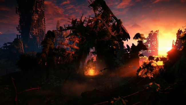 Обои картинки фото видео игры, horizon zero dawn, horizon, zero, dawn, пейзаж