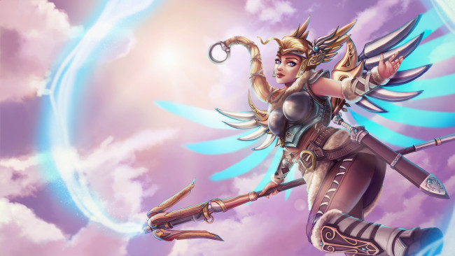 Обои картинки фото видео игры, overwatch, персонаж