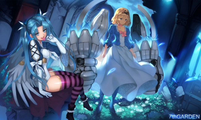 Обои картинки фото аниме, оружие,  техника,  технологии, 7th, garden