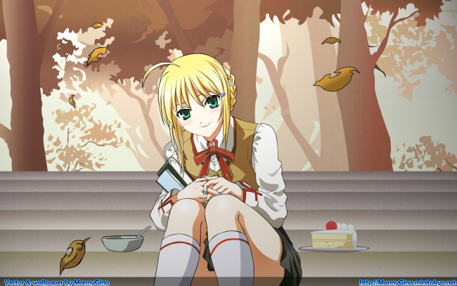 Обои картинки фото аниме, fate, stay night, сейбер