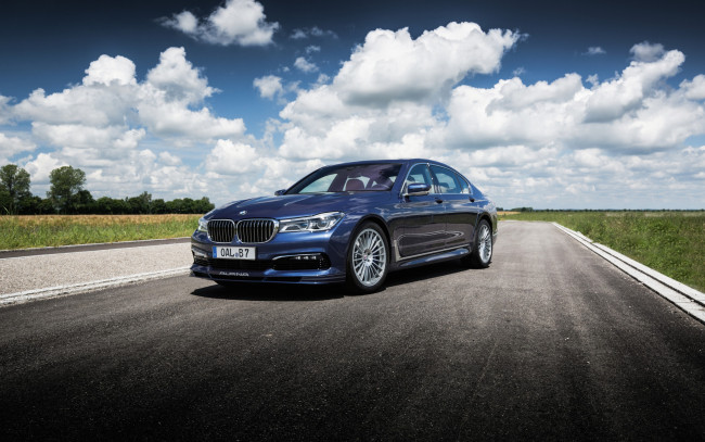 Обои картинки фото автомобили, bmw, седан, бмв, 7-series, alpina, g12
