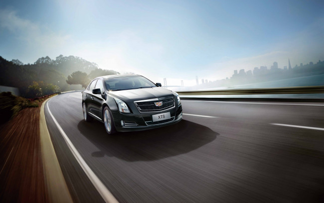 Обои картинки фото автомобили, cadillac, кадиллак, sedan, xts