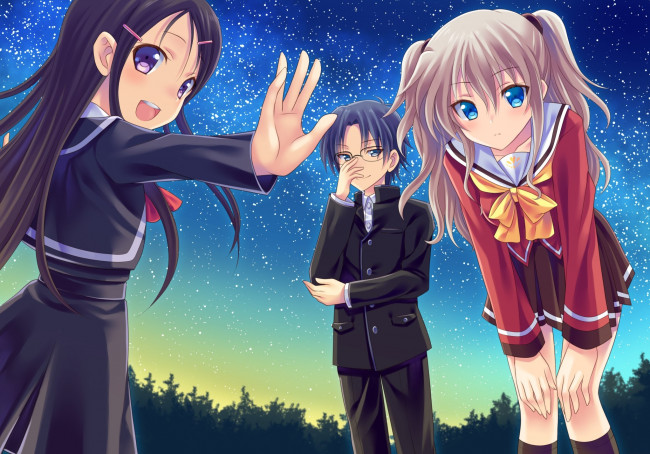 Обои картинки фото аниме, charlotte, шарлотта