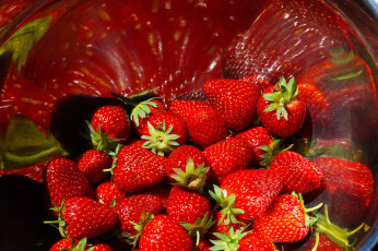 Картинка еда клубника +земляника ягоды