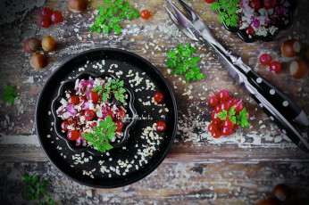 Картинка еда смородина миска ягода