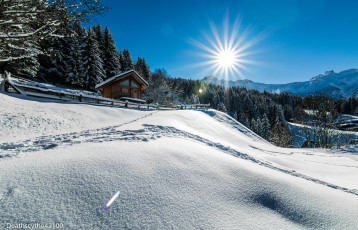 Картинка природа зима простор