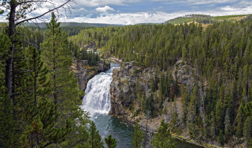 Картинка природа водопады простор