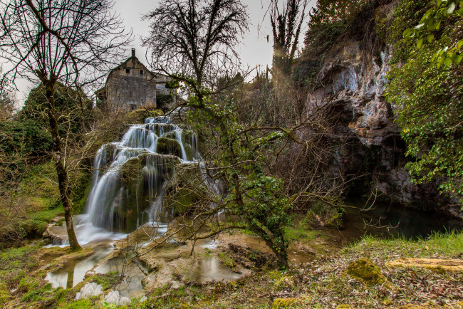 Обои картинки фото природа, водопады, простор