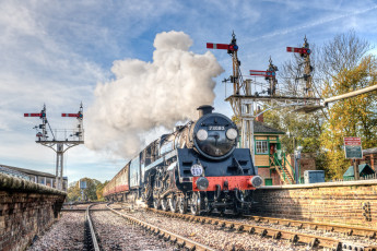 Картинка техника паровозы локомотив состав