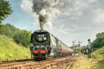 Картинка техника паровозы локомотив состав