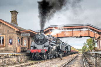 Картинка техника паровозы состав локомотив