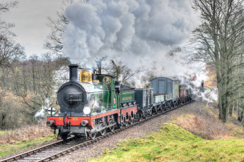 Картинка техника паровозы состав локомотив