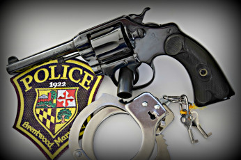 Картинка 1922+colt+police+positive+32+cal оружие револьверы ствол