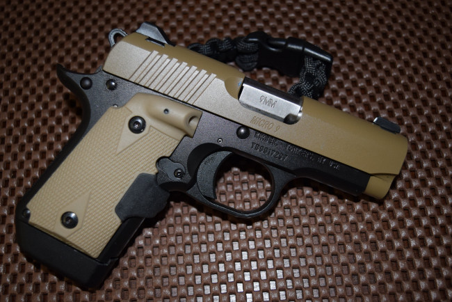 Обои картинки фото kimber micro 9, оружие, пистолеты, ствол