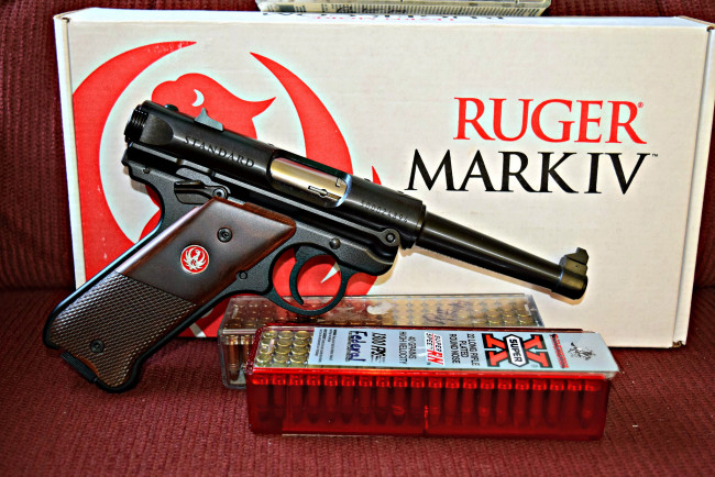 Обои картинки фото ruger mkiv standard, оружие, пистолеты, ствол