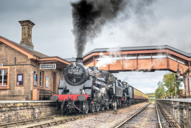 Обои картинки фото техника, паровозы, состав, локомотив