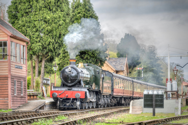 Обои картинки фото техника, паровозы, состав, локомотив