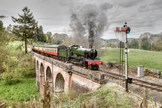 Обои картинки фото техника, паровозы, состав, локомотив