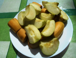 Картинка еда яблоки бананы