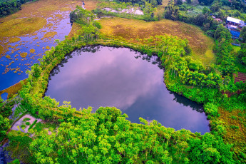 Картинка природа реки озера панорама озеро